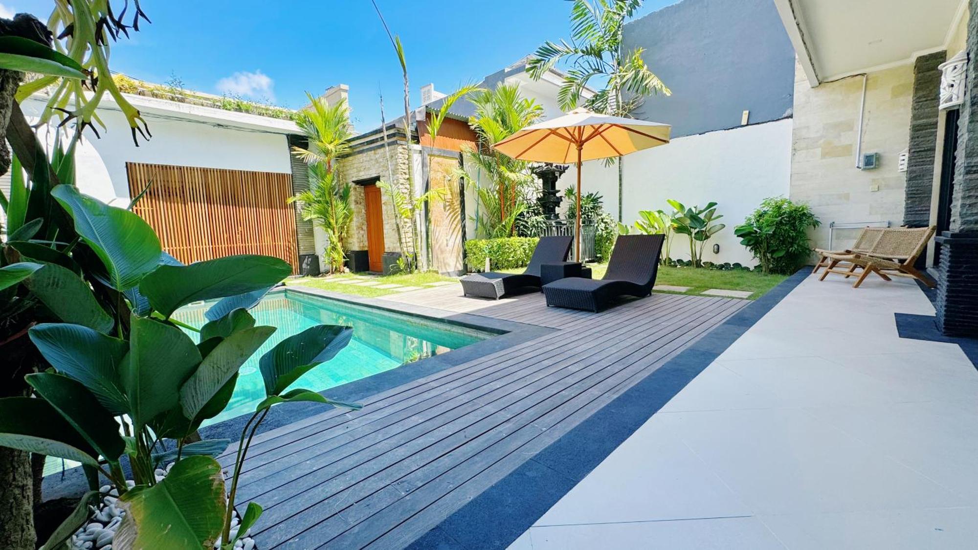 Villa Niu Center Canggu - Fattylion Eksteriør billede