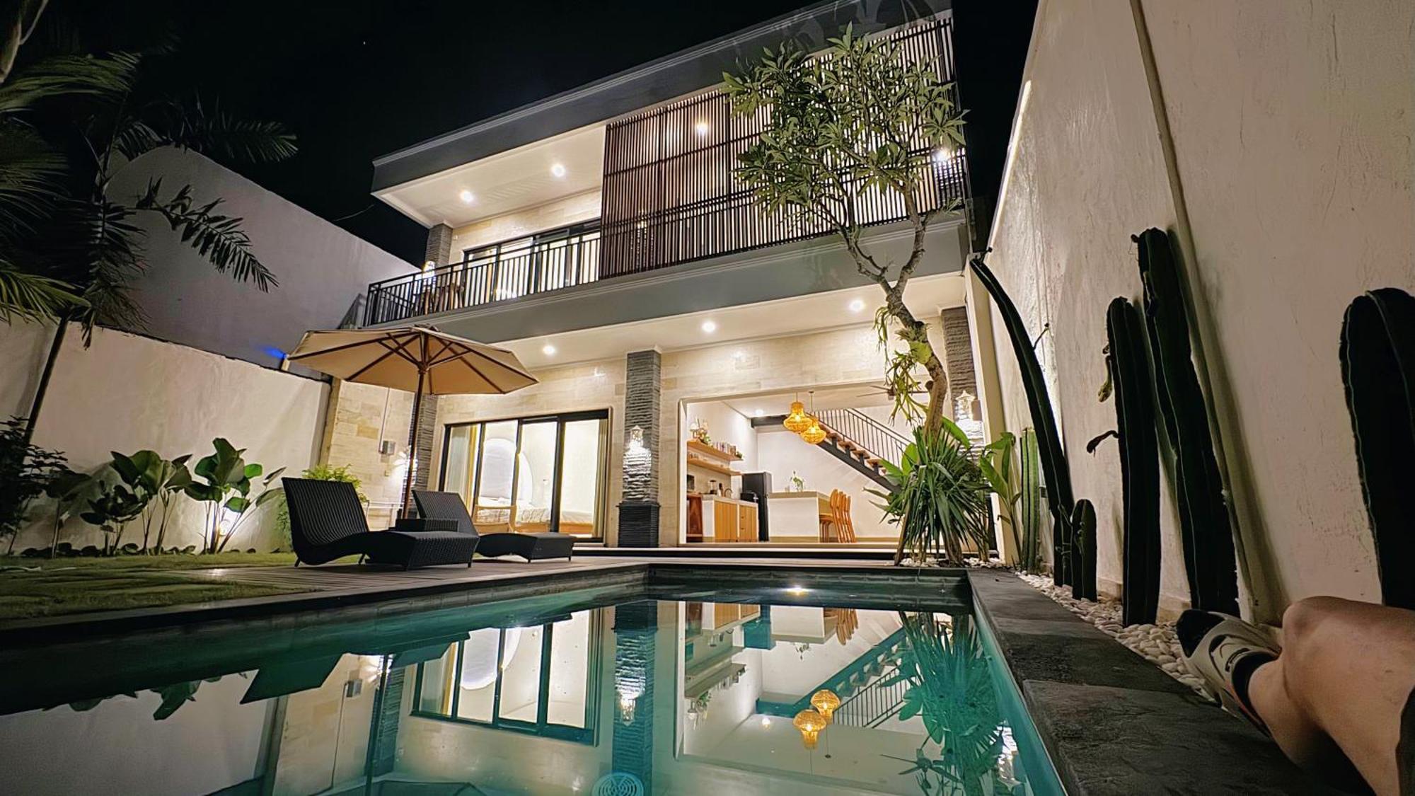 Villa Niu Center Canggu - Fattylion Eksteriør billede